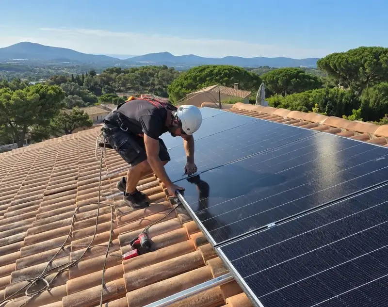 Installateur panneaux solaires Cherveux — pose photovoltaïque sur toiture